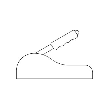 El freni simgesi resmetme ögesi tasarımı