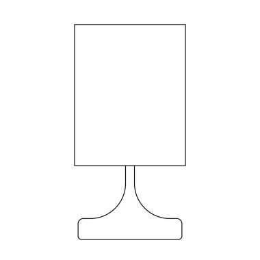 Tablo Lambası Simge tasarımı