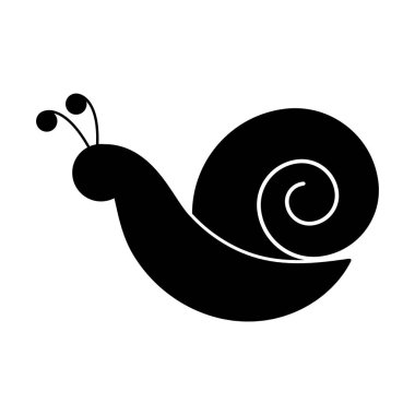 siyah salyangoz resim tasarımı