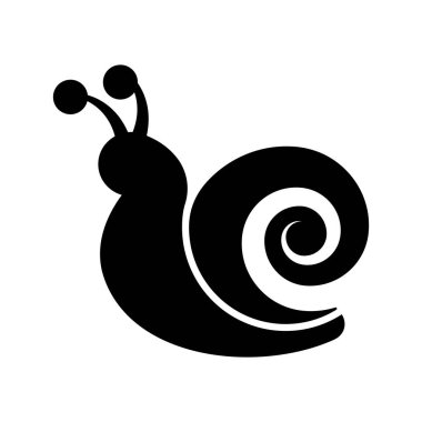 siyah salyangoz resim tasarımı