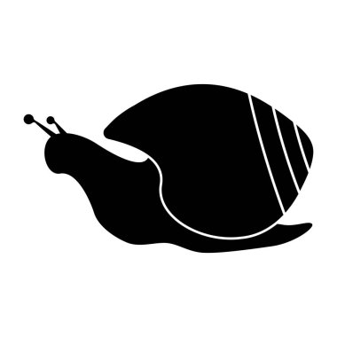 siyah salyangoz resim tasarımı