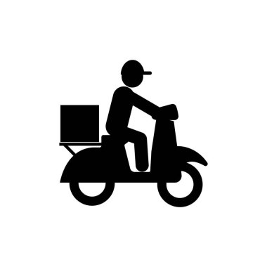 dağıtım simgesi basit illüstrasyon tasarımı