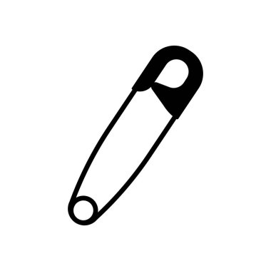 güvenlik pin simgesi basit illüstrasyon tasarımı