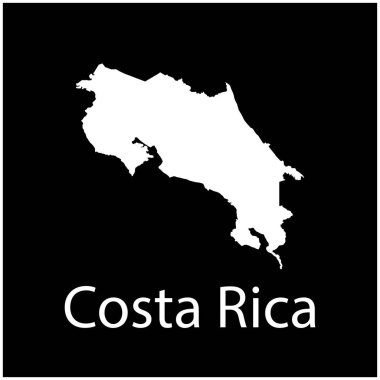 Kosta Rika harita resimleme tasarımı