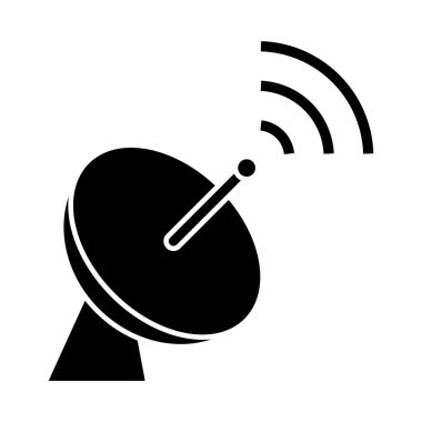 parabolik anten simge çizimi