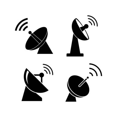 parabolik anten simge çizimi