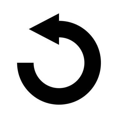 eğri ok simgesi resimleme tasarımı