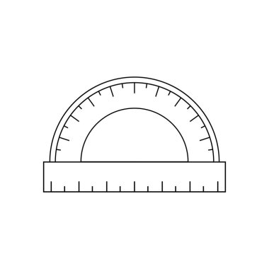 Açıklayıcı cetvel simge çizimi tasarımı