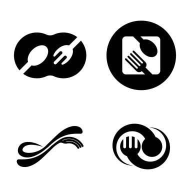 kaşık çatal logosu çizimi