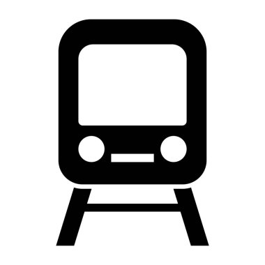 tren simgesi basit illüstrasyon tasarımı
