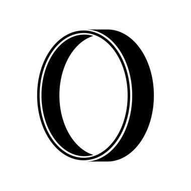 halka simgesi basit illüstrasyon tasarımı