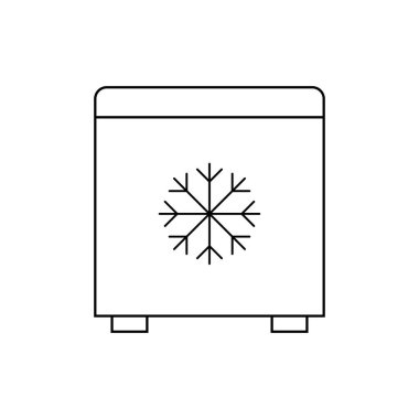 Soğutma Dondurucu simgesi çizimi