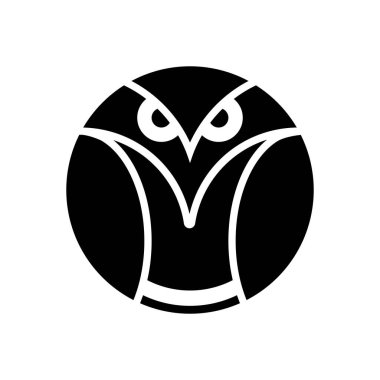 owl logo icon illustration design clipart