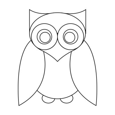 Baykuş logosu resimleme tasarımı