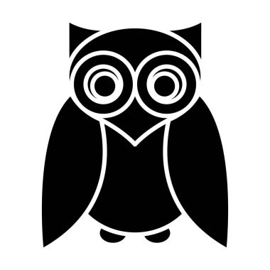 owl logo icon illustration design clipart