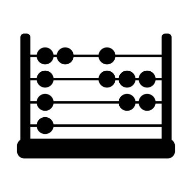 abaküs hesaplama simgesi resimleme tasarımı