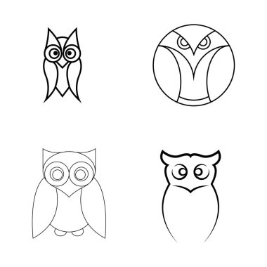 Baykuş logosu resimleme tasarımı