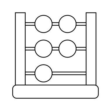 abaküs hesaplama simgesi resimleme tasarımı