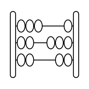 abaküs hesaplama simgesi resimleme tasarımı