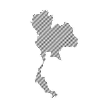 Tayland haritası resim tasarımı