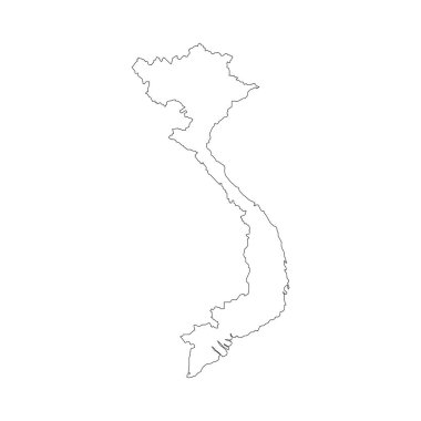 Vietnam haritası resim tasarımı