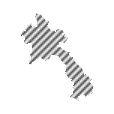 laos haritası resim tasarımı