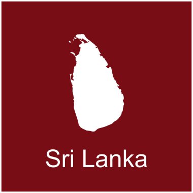 Sri Lanka haritası resim tasarımı
