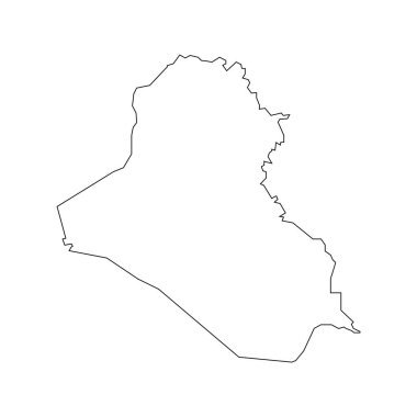 Irak haritası resimleme tasarımı