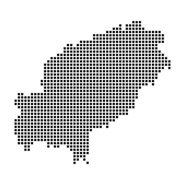 İbiza ada haritası resim tasarımı