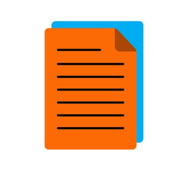 Benzersiz basit belge resmetme tasarımı