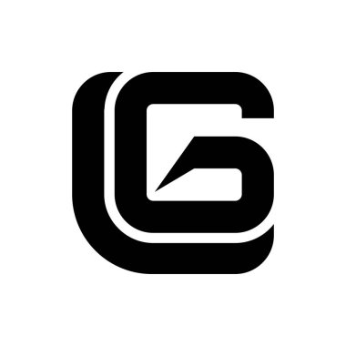 Harf e power logosu, eşsiz illüstrasyon tasarımı