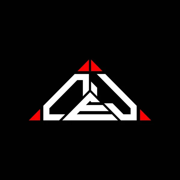 Cej Harfi Yaratıcı Logosu Vektör Grafiği Cej Basit Modern Logosu — Stok Vektör