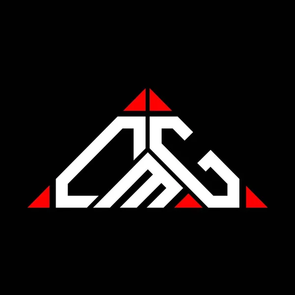 Cmg Harf Logosu Yaratıcı Tasarım Vektör Grafik Cmg Basit Modern — Stok Vektör