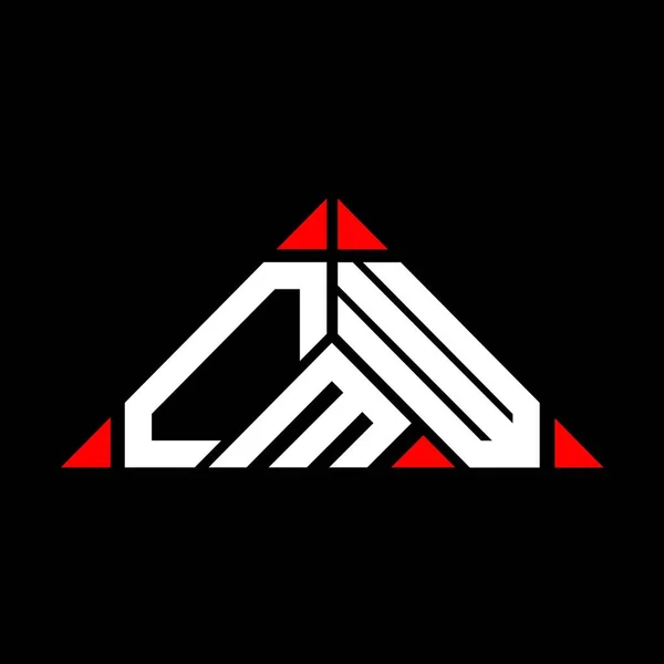 Logo Litery Cmw Kreatywny Design Grafiką Wektorową Cmw Proste Nowoczesne — Wektor stockowy