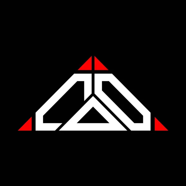 Logo Lettera Coo Design Creativo Con Grafica Vettoriale Logo Coo — Vettoriale Stock