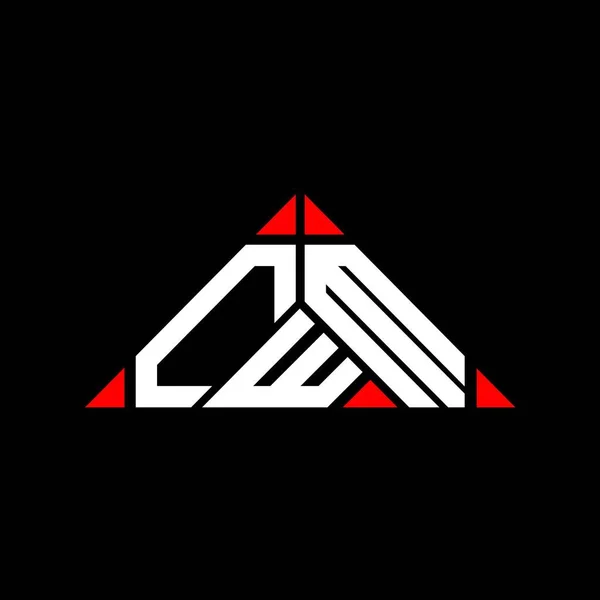 Cwm Harf Logosu Yaratıcı Tasarım Vektör Grafik Cwm Basit Modern — Stok Vektör