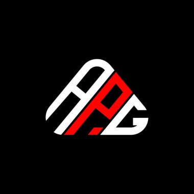 APG letter logo creative design with vector graphic, APG simple and modern logo in triangle shape.