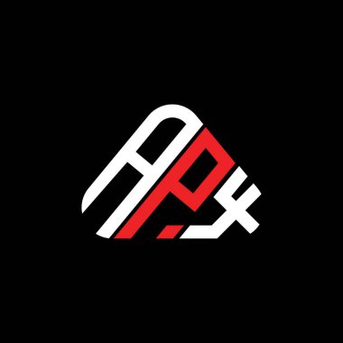 APX letter logo creative design with vector graphic, APX simple and modern logo in triangle shape.