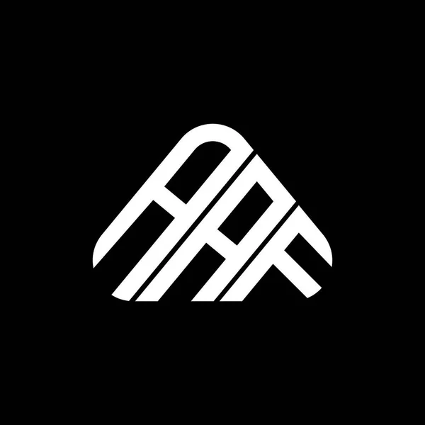 Aaf Brev Logotyp Kreativ Design Med Vektor Grafik Aaf Enkel — Stock vektor
