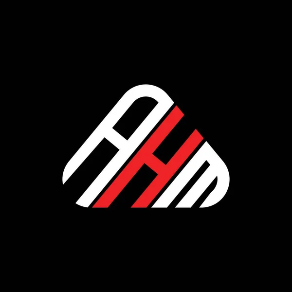 Дизайн Логотипу Літери Ahm Векторною Графікою Простим Сучасним Логотипом Формі — стоковий вектор