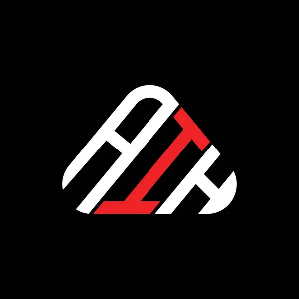 Aih Carta Logotipo Design Criativo Com Gráfico Vetorial Aih Logotipo —  Vetores de Stock