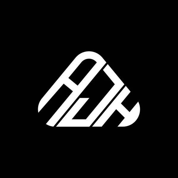 Ajh Letter Logo Creative Design Vector Graphic Ajh Simple Modern — Stockvector