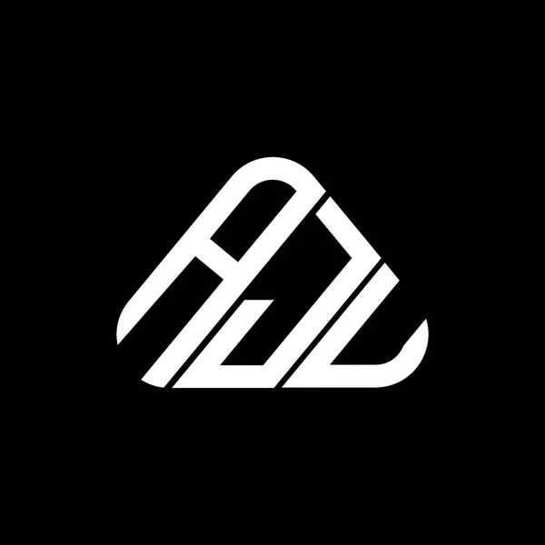 Aju Letter Logo Creative Design Vector Graphic Aju Simple Modern — Stockvector