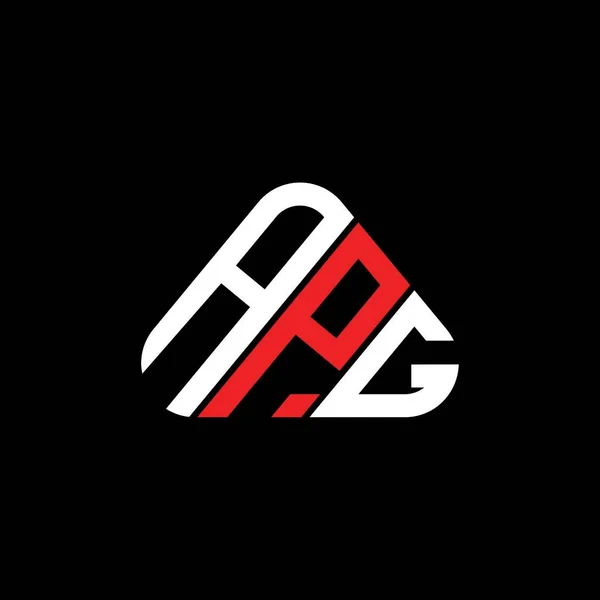 Apg Letter Logo Creative Design Vector Graphic Apg Simple Modern — Διανυσματικό Αρχείο