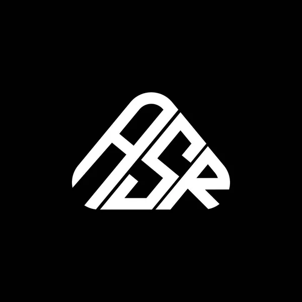 Asr Letter Logo Creative Design Vector Graphic Asr Simple Modern — стоковый вектор