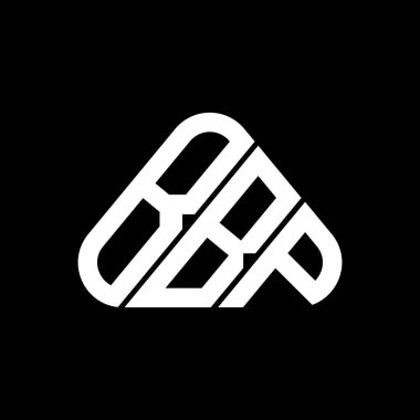 BBP harf logosu yaratıcı tasarımı vektör grafik, BBP basit ve modern logo yuvarlak üçgen şeklinde.