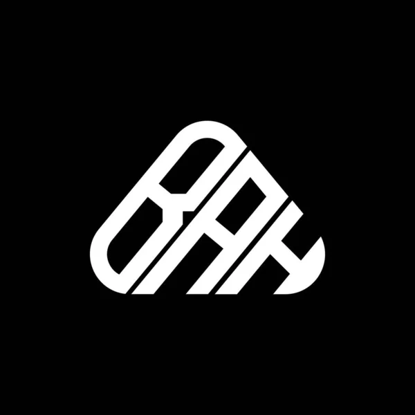 Bah Carta Logotipo Design Criativo Com Gráfico Vetorial Logotipo Simples — Vetor de Stock