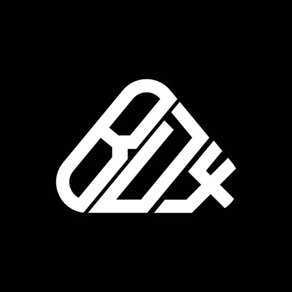 Bdx Harf Logosu Yaratıcı Tasarım Vektör Grafik Bdx Basit Modern — Stok Vektör