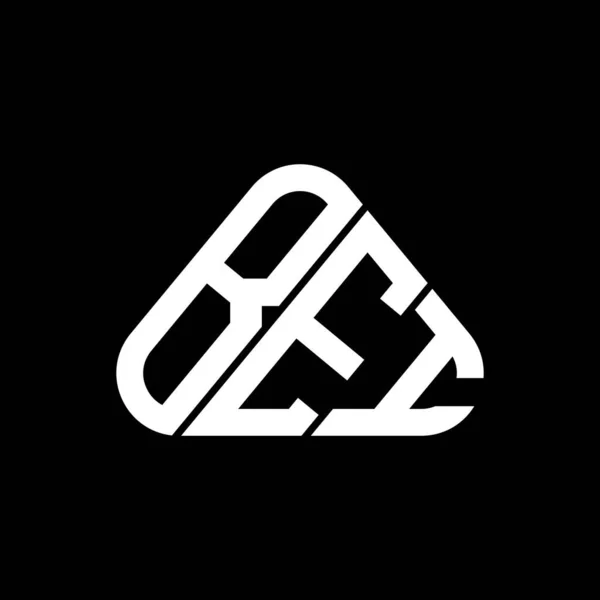 Bei Letter Logo Creatief Design Met Vector Grafische Bei Eenvoudige — Stockvector