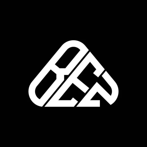 Bez Letter Logo Creatief Design Met Vector Grafisch Bez Eenvoudig — Stockvector